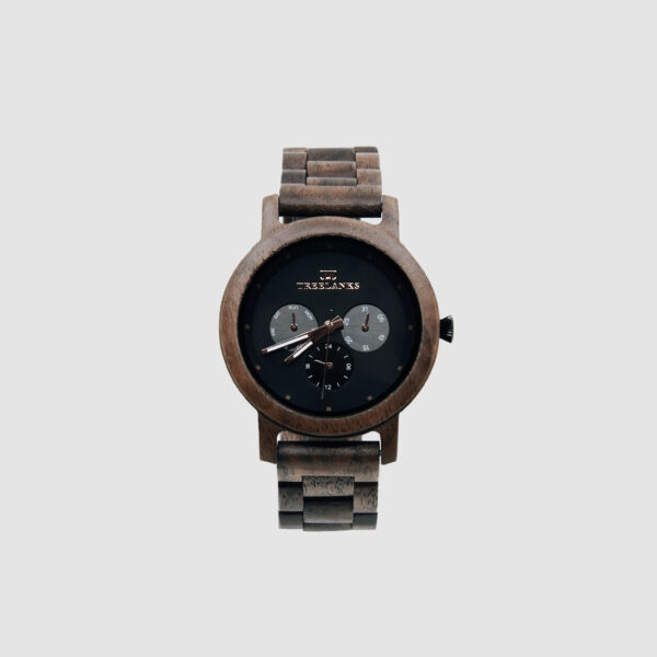 Maddalena Walnut Wood Black Watch